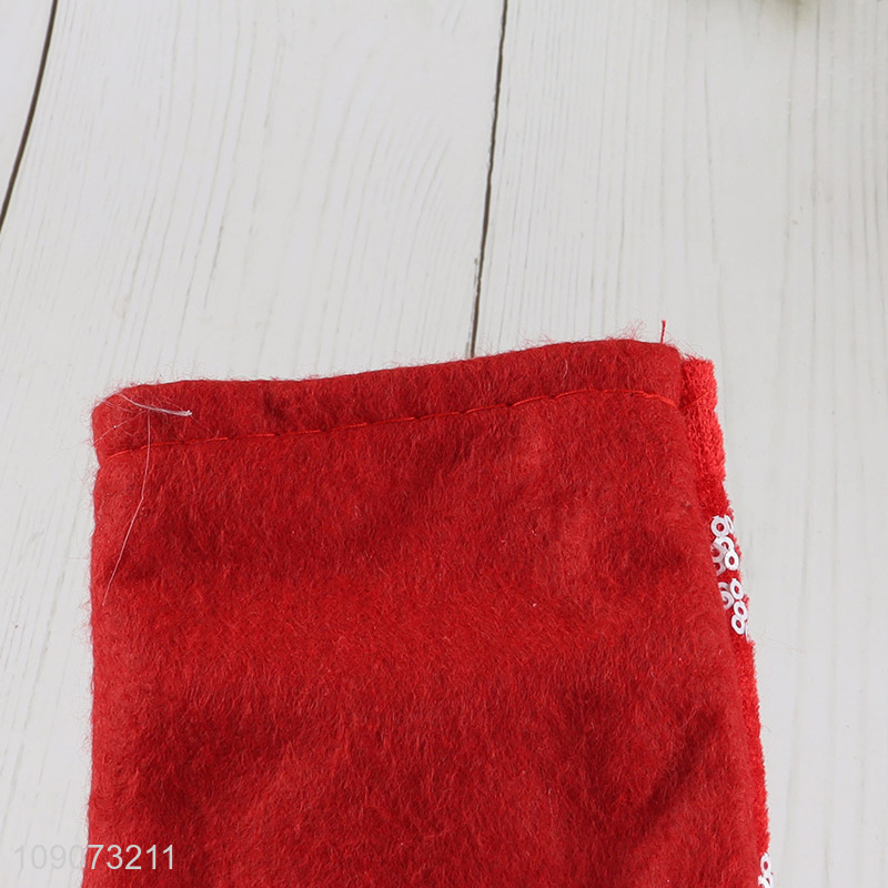 Top products decorative hanging Christmas stocking candy bag for Christmas