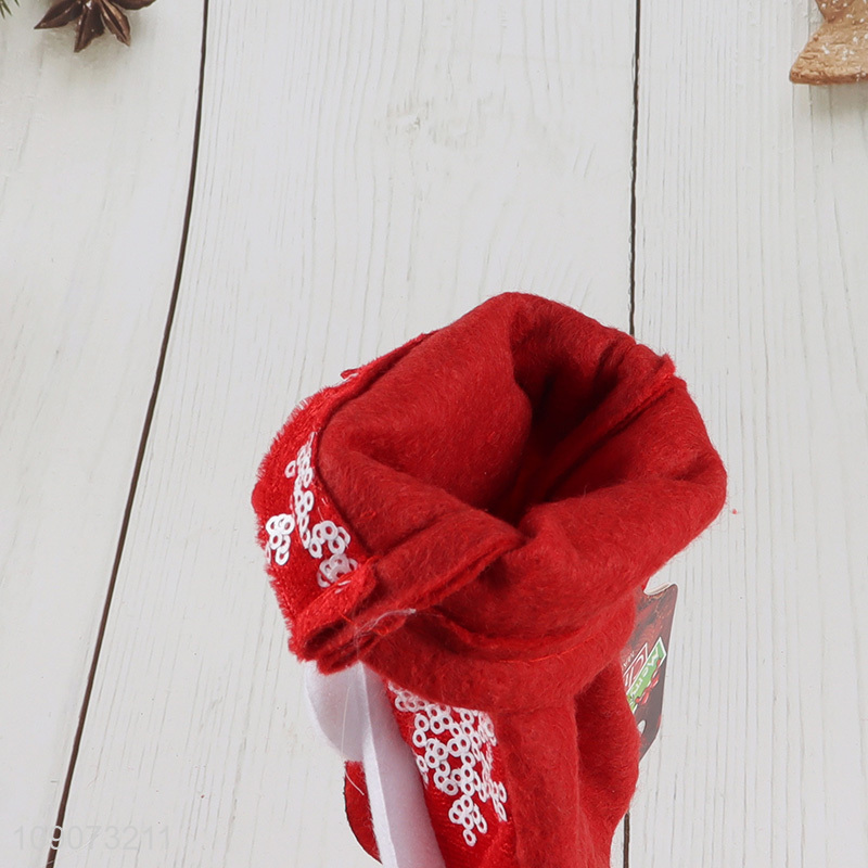 Top products decorative hanging Christmas stocking candy bag for Christmas