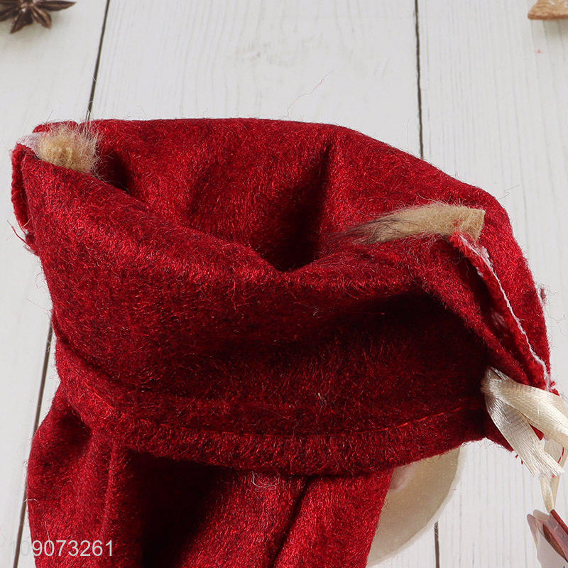Good sale Christmas decoration hanging Christmas stocking candy bag