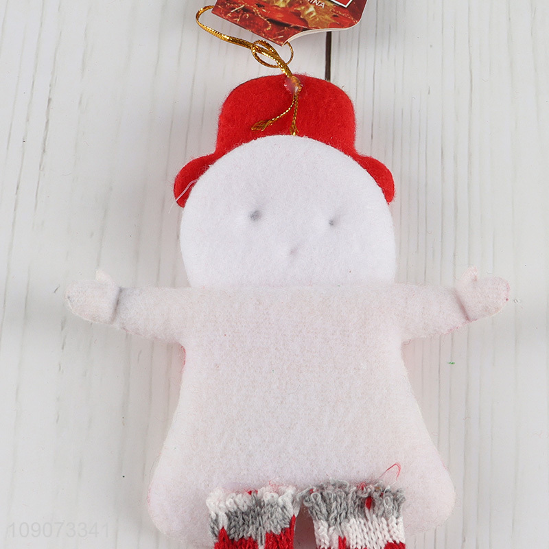 Best quality snowman shape Christmas hanging ornament Christmas decoration for sale