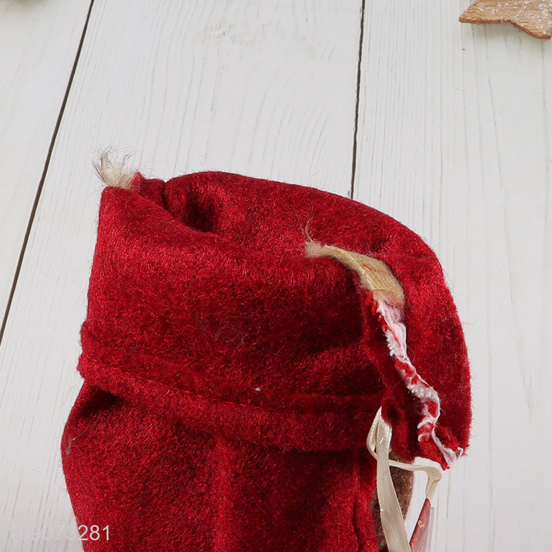 Factory supply Christmas decoration hanging Christmas stocking candy bag