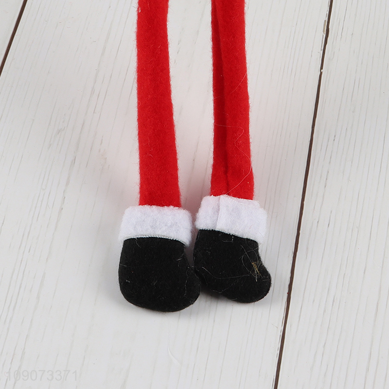 Low price bear shape long legs Christmas hanging ornament for xmas tree