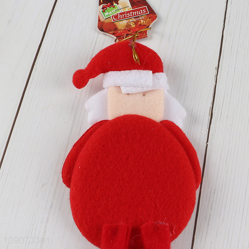 Factory wholesale Santa claus shape Christmas hanging ornament for xmas tree