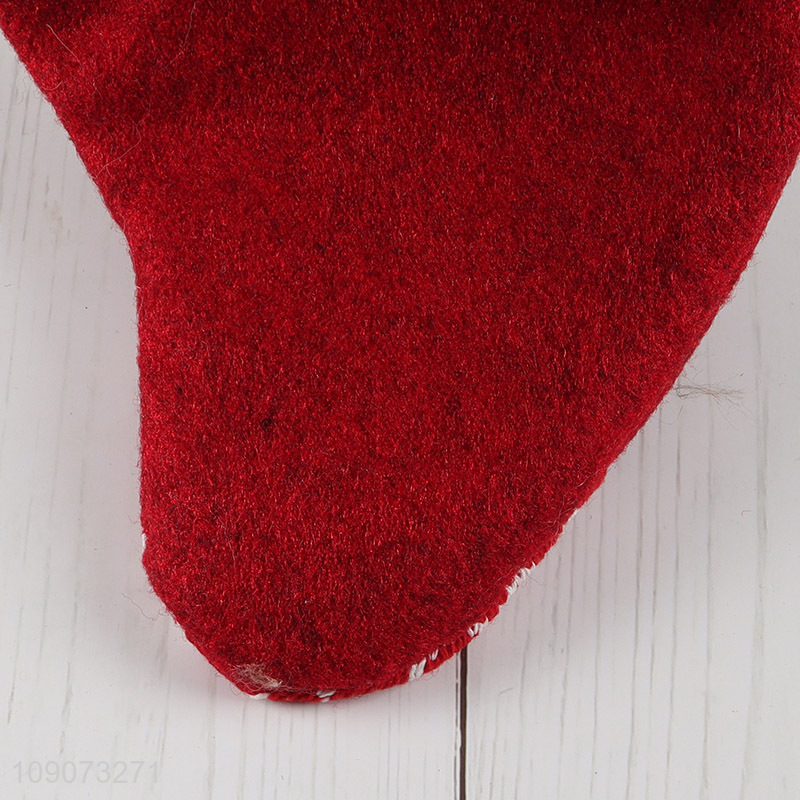 Good price hanging Christmas stocking candy bag gifts bag for Christmas tree