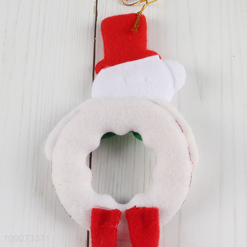 Low price bear shape long legs Christmas hanging ornament for xmas tree