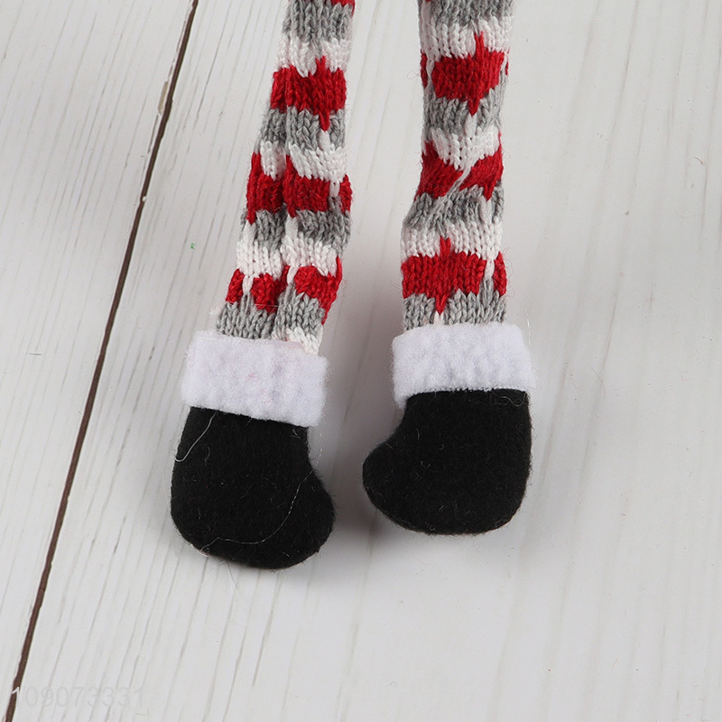 Hot products reindeer shape long leg Christmas hanging ornament for decoration