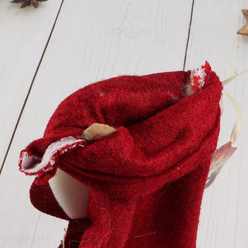 Good price hanging Christmas stocking candy bag gifts bag for Christmas tree