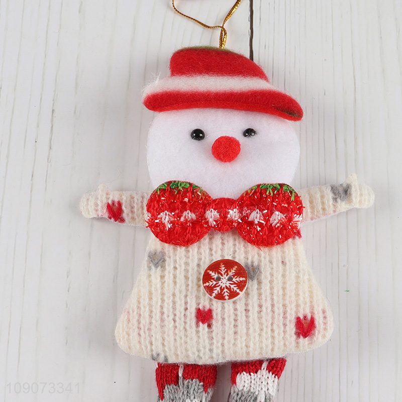 Best quality snowman shape Christmas hanging ornament Christmas decoration for sale