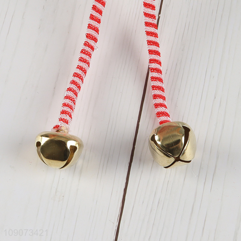 High quality Santa claus shape Christmas hanging ornament with bell