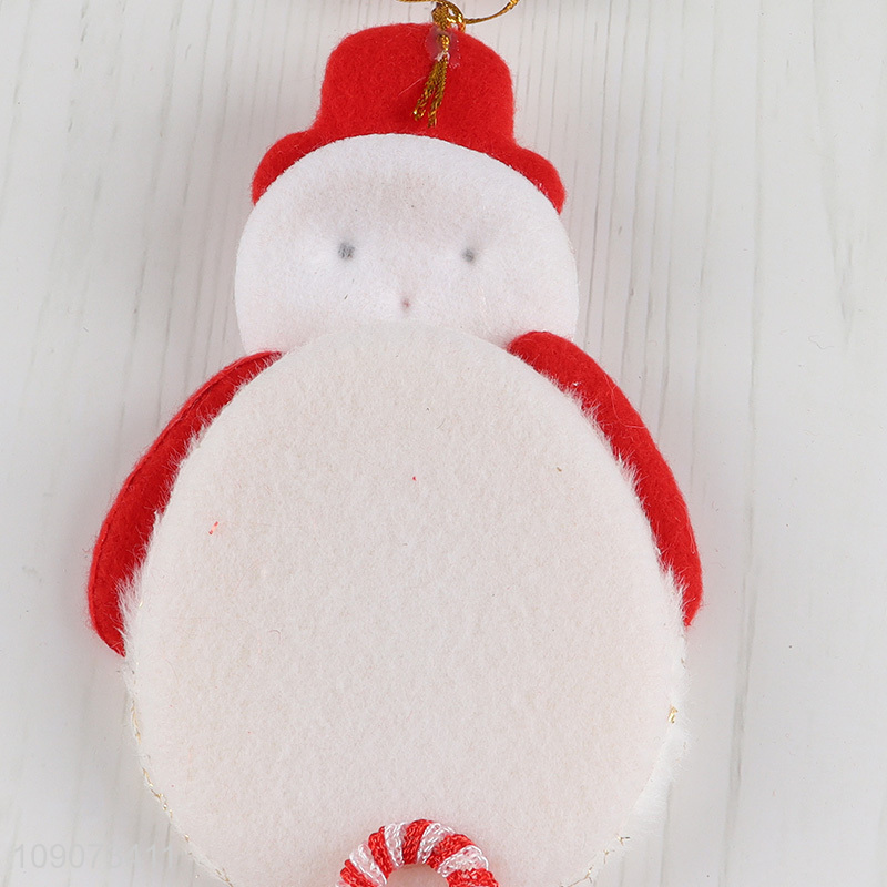 Yiwu market snowman shape Christmas hanging ornament for Christmas tree
