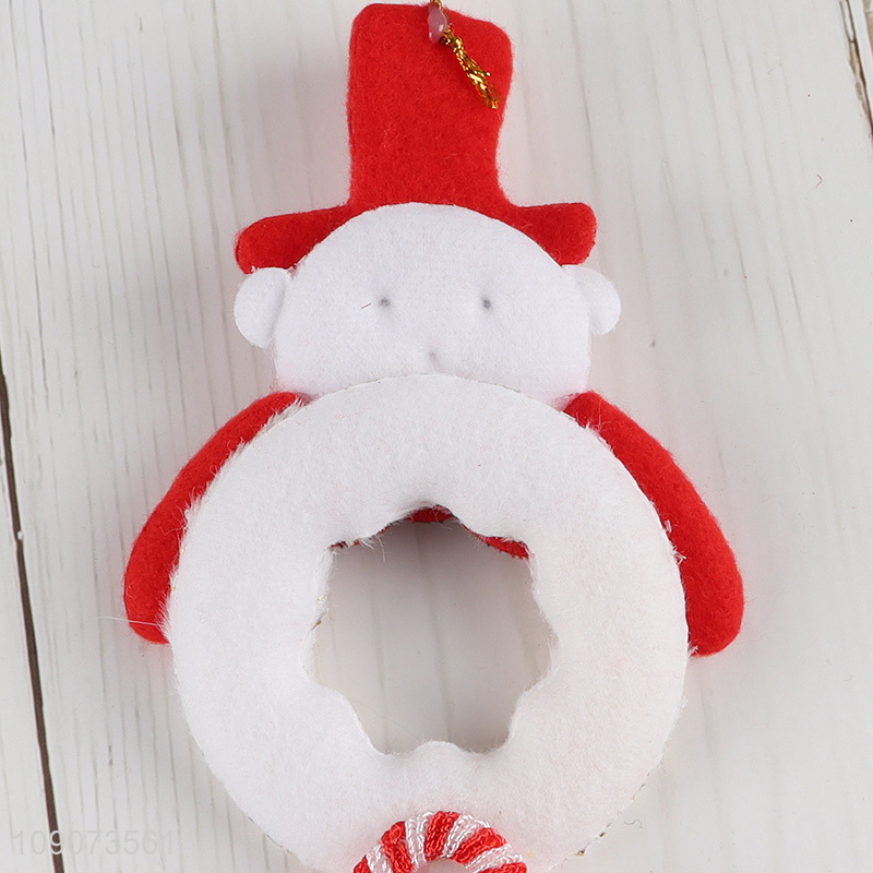 Factory direct sale long legs Christmas hanging ornament with bell