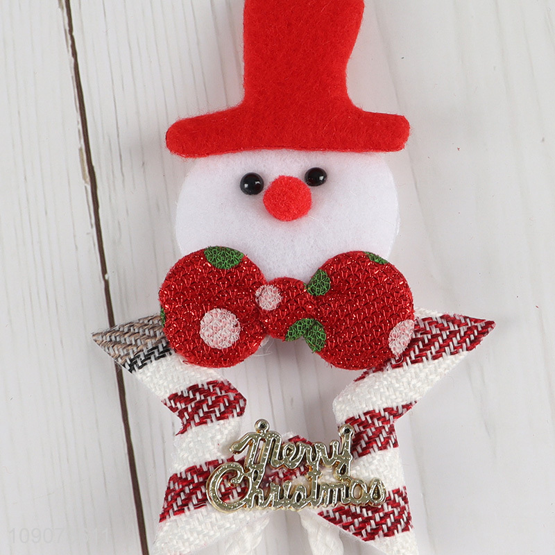 Popular products snowman Christmas hanging ornament with bell