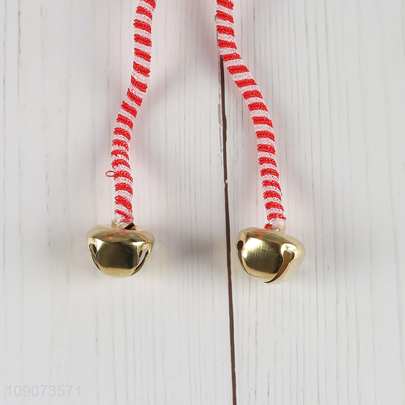 Best price Santa claus Christmas hanging ornament with bell for xmas tree