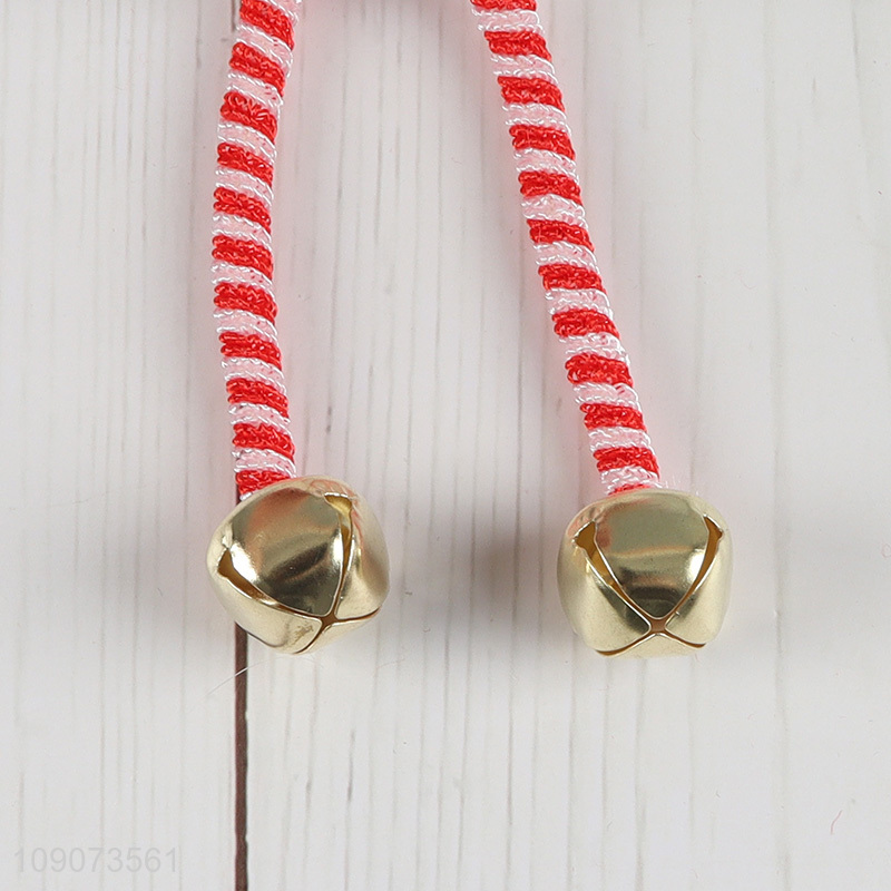 Factory direct sale long legs Christmas hanging ornament with bell
