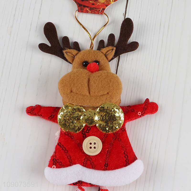 Online wholesale reindeer shape Christmas hanging ornament for xmas tree