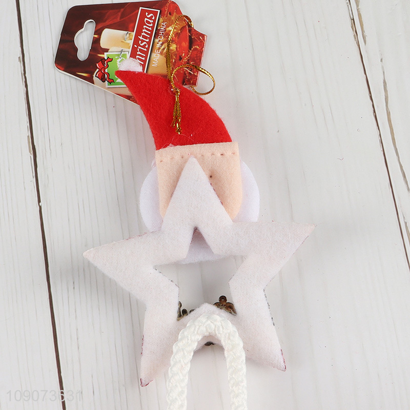 Online wholesale Santa claus shape Christmas hanging ornament for Christmas tree