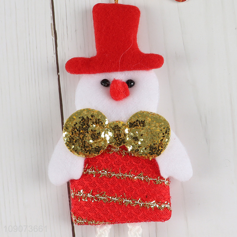 Top selling snowman shape Christmas hanging ornament for Christmas decoration