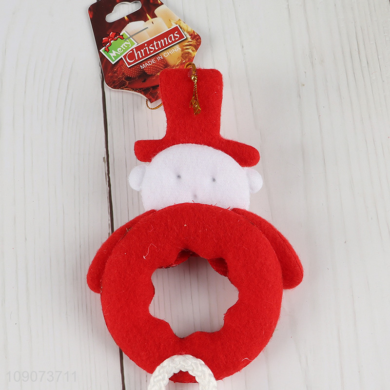 Best price bear shape Christmas hanging ornament Christmas decoration with bell