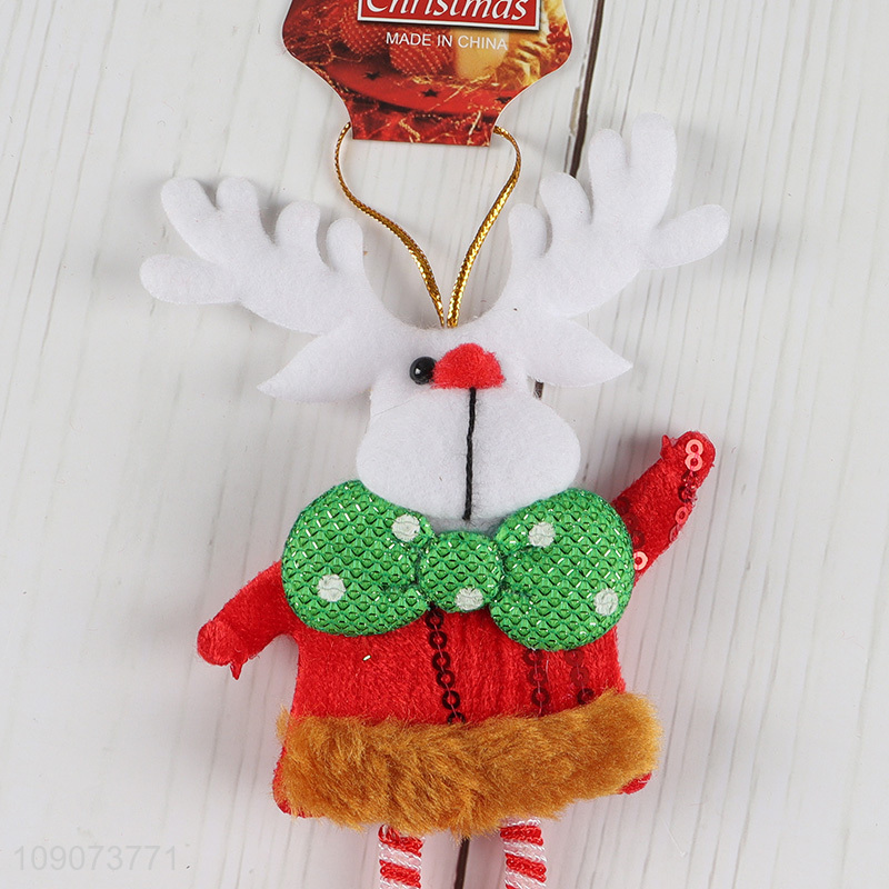 Top quality reindeer shape Christmas hanging ornament Christmas tree decoration