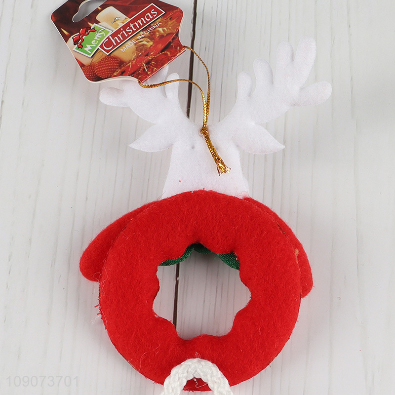 China factory reindeer shape Christmas hanging ornament Christmas decoration