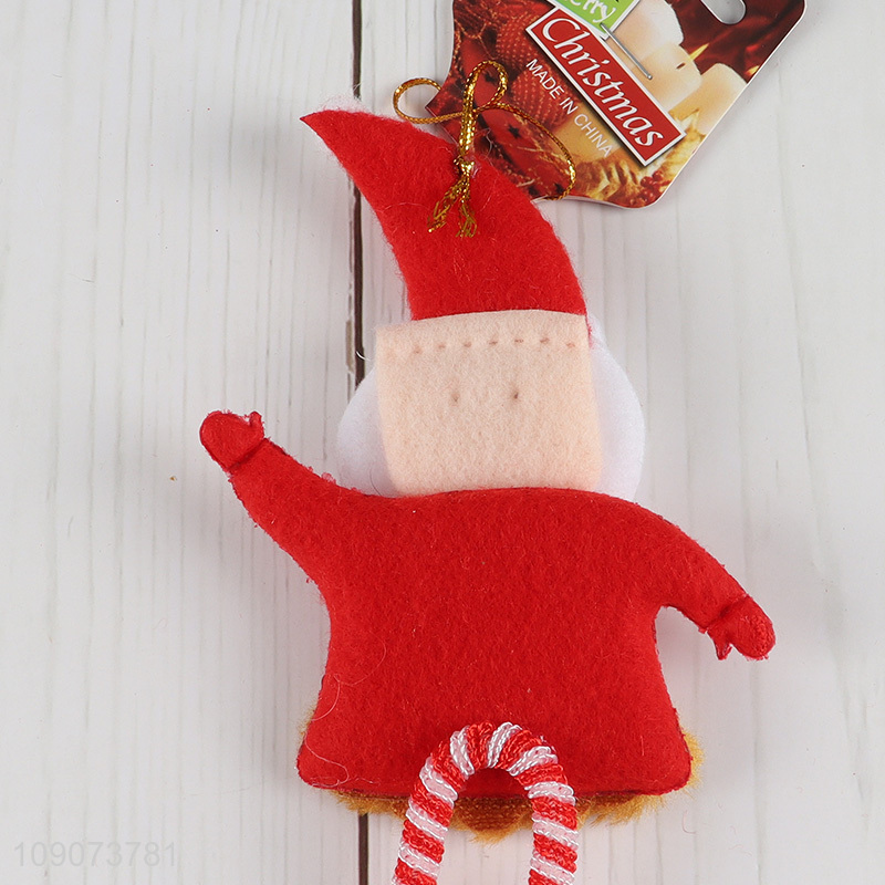 Good quality Santa claus shape Christmas hanging ornament for Christmas tree