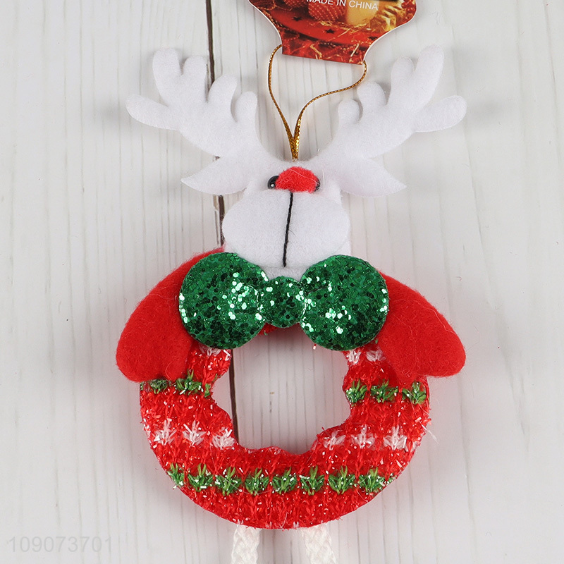 China factory reindeer shape Christmas hanging ornament Christmas decoration
