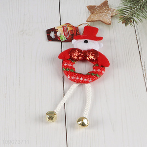 Best price bear shape Christmas hanging ornament Christmas decoration with bell