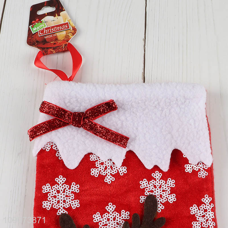 Online wholesale Christmas decoration Christmas stocking candy bag