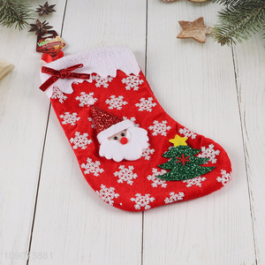 Best selling Santa claus Christmas stocking candy bag wholesale
