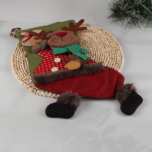 Latest products reindeer Christmas stocking candy bag Christmas gifts bag