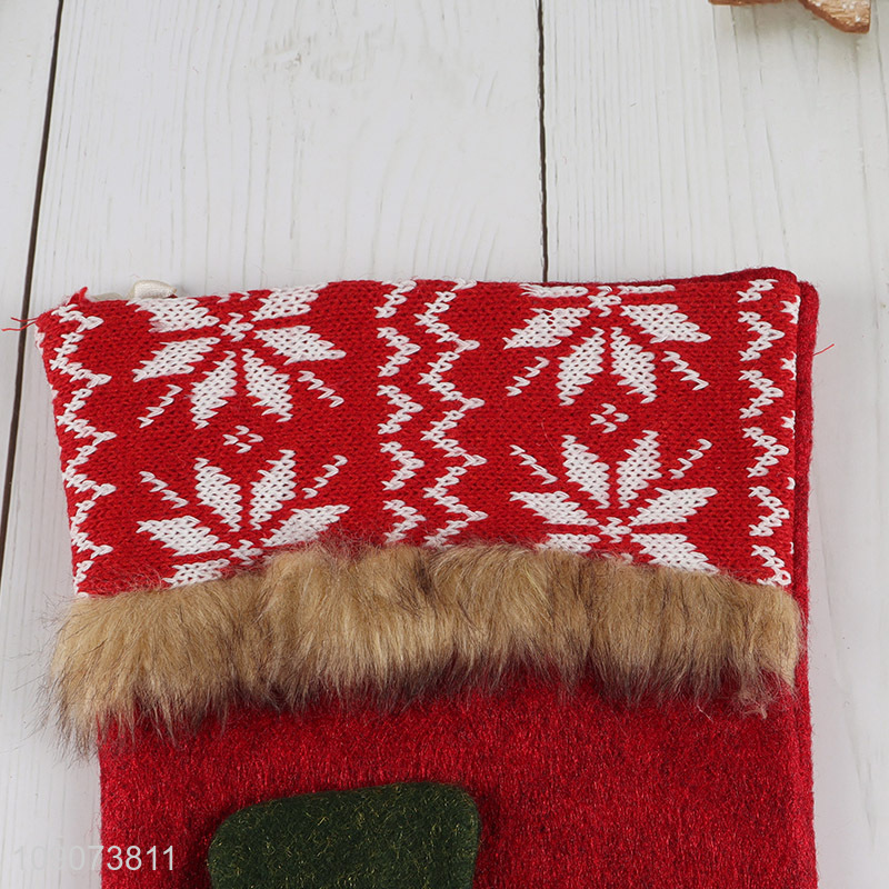 Good price Christmas decoration Christmas stocking candy bag for sale