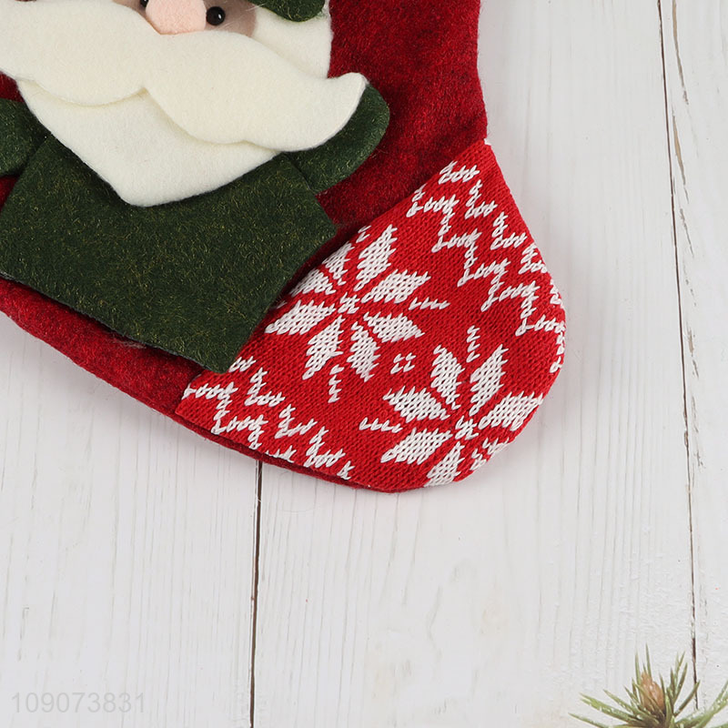 Top products Christmas decoration Christmas stocking candy bag for xmas tree