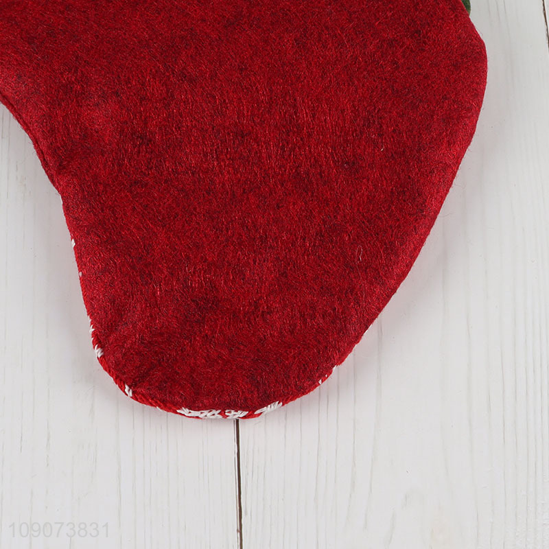 Top products Christmas decoration Christmas stocking candy bag for xmas tree