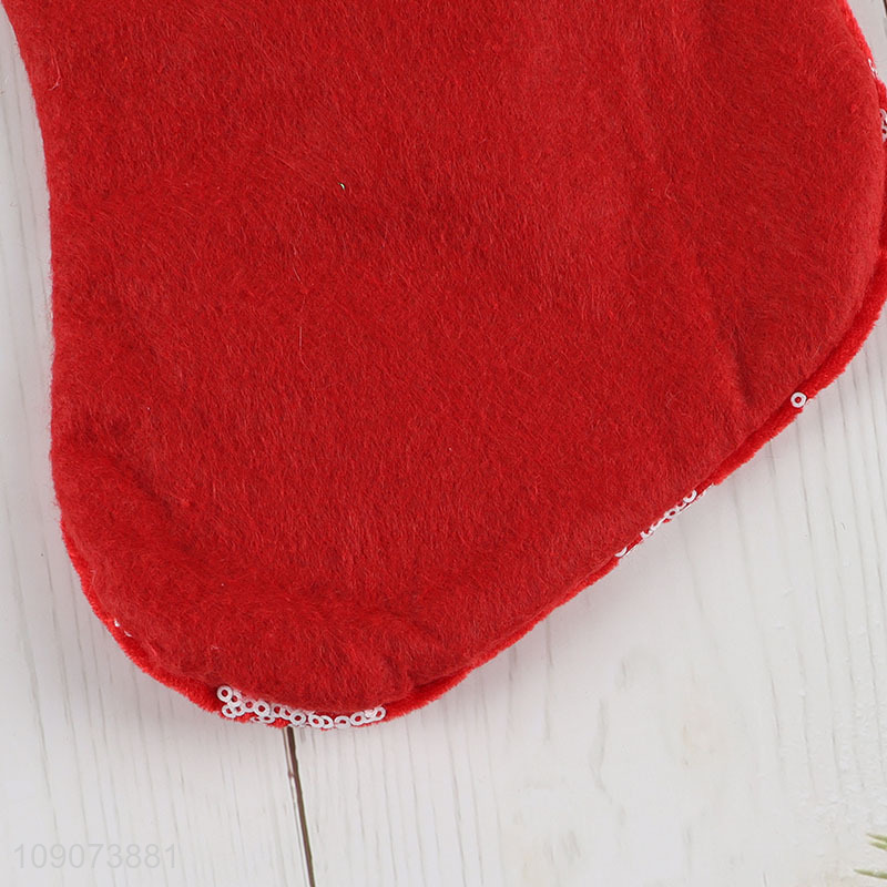 Best selling Santa claus Christmas stocking candy bag wholesale