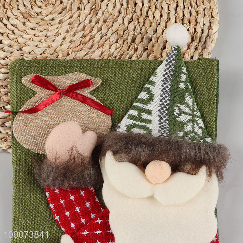 Best selling creative Christmas gifts bag Christmas stocking candy bag