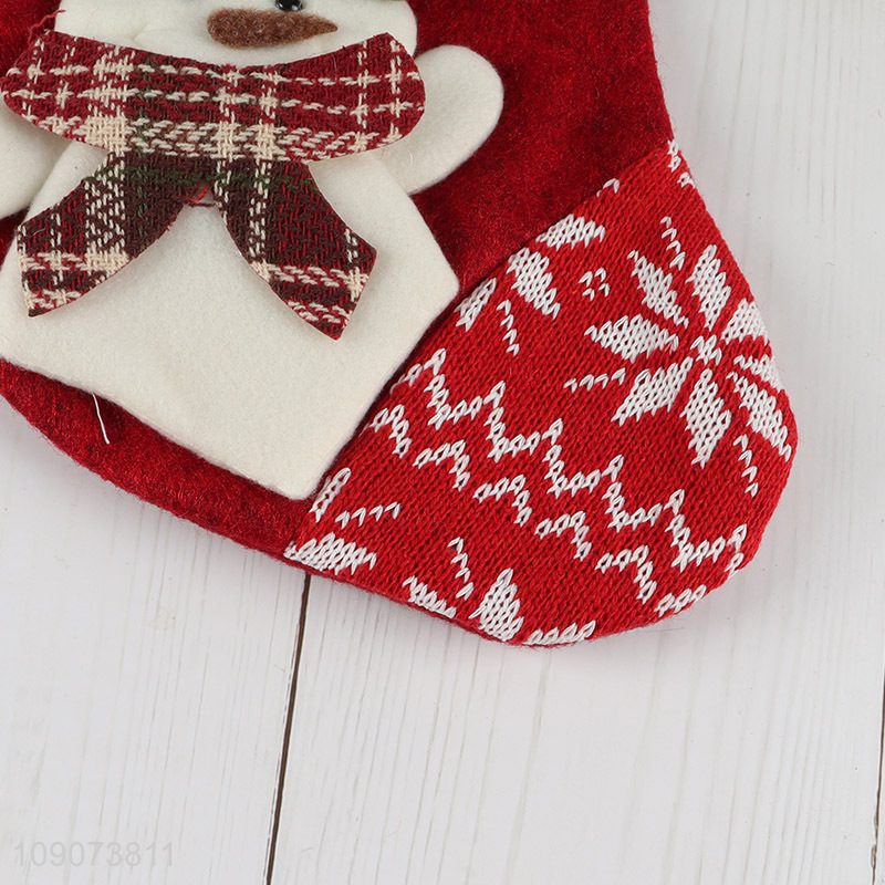 Good price Christmas decoration Christmas stocking candy bag for sale