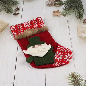 Top products Christmas decoration Christmas stocking candy bag for xmas tree