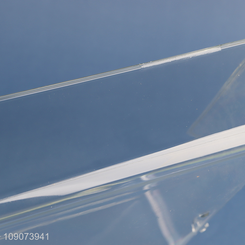 New arrival acrylic clear file tray desktop storage box