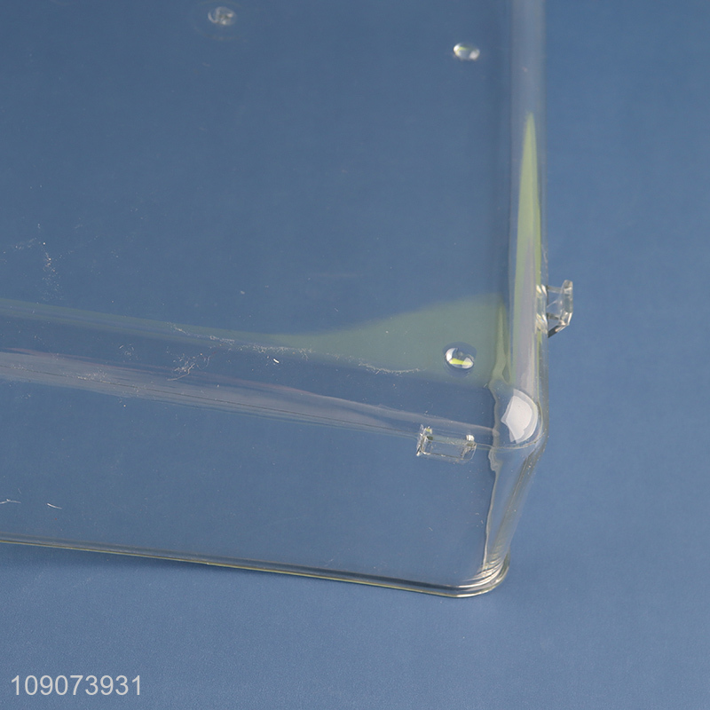 Hot selling home office desktop clear acrylic file tray wholesale