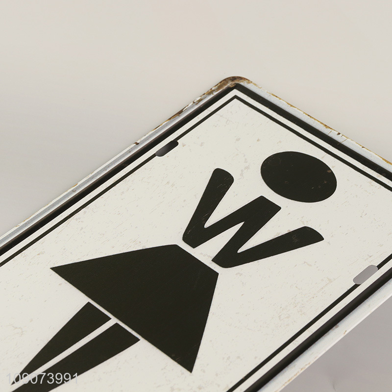 Good price hanging women toilet vintage metal signs