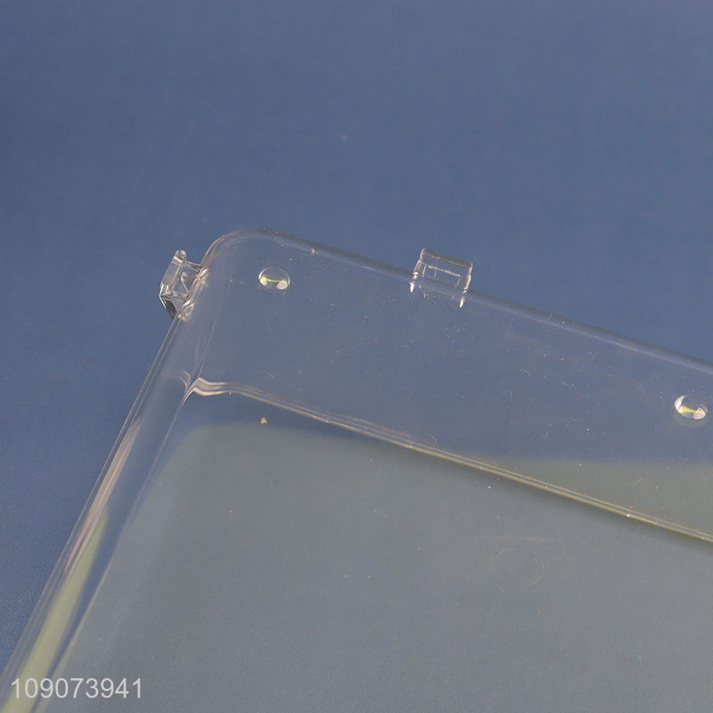 New arrival acrylic clear file tray desktop storage box