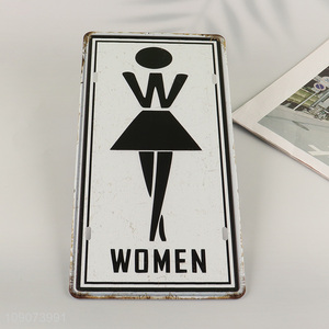 Good price hanging women toilet vintage metal signs