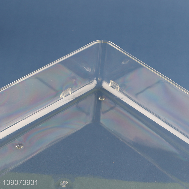 Hot selling home office desktop clear acrylic file tray wholesale