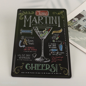 New products home decor coffee bar metal vintage decorative paintings