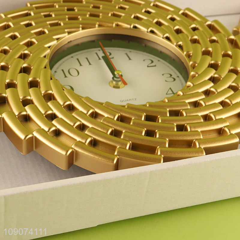 Best selling 3pcs home decor wall clock wall mirror set wholesale