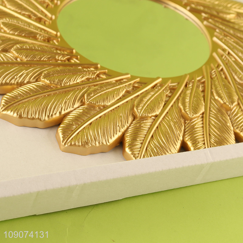 Yiwu market flower shape 3pcs wall mirror set for wall decor