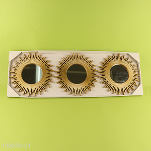 Latest products 3pcs wall decoration home wall mirror set for sale