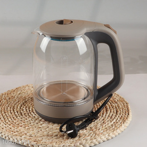 Factory Supply 1.8L Hot Water Boiler Glass Electric Tea Kettle