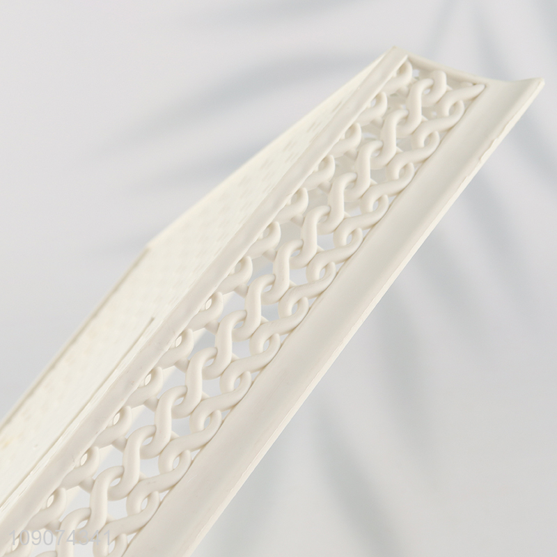 China products rectangle hollow storage basket with handle