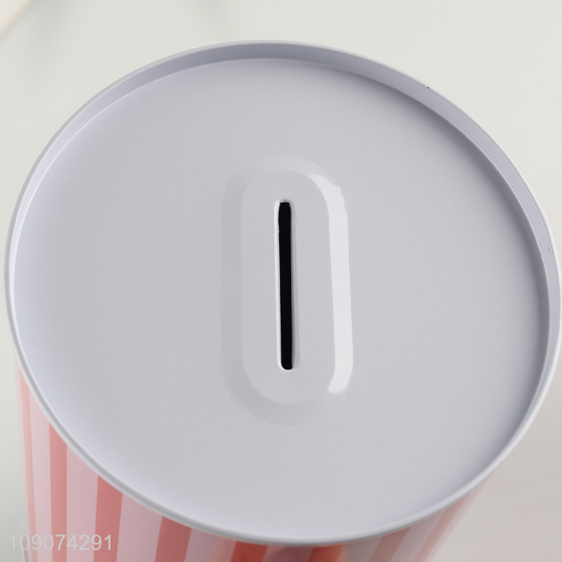 Online wholesale cat printed metal money box for children